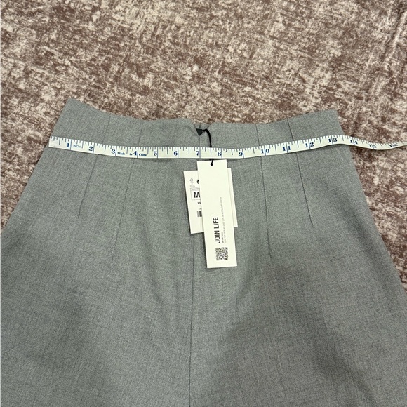 Zara Women's Elegant High Waisted Gray Pants - Picture 10 of 10